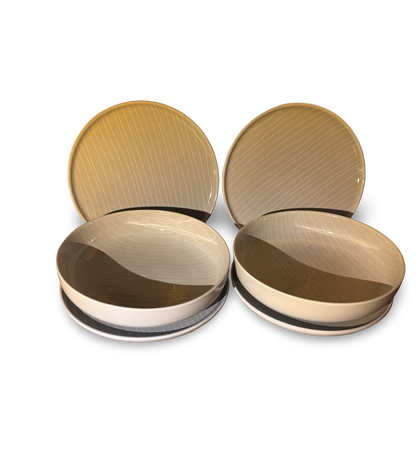 Assiette de Rêve – 6-teiliges Porzellan-Set Handgearbeitet