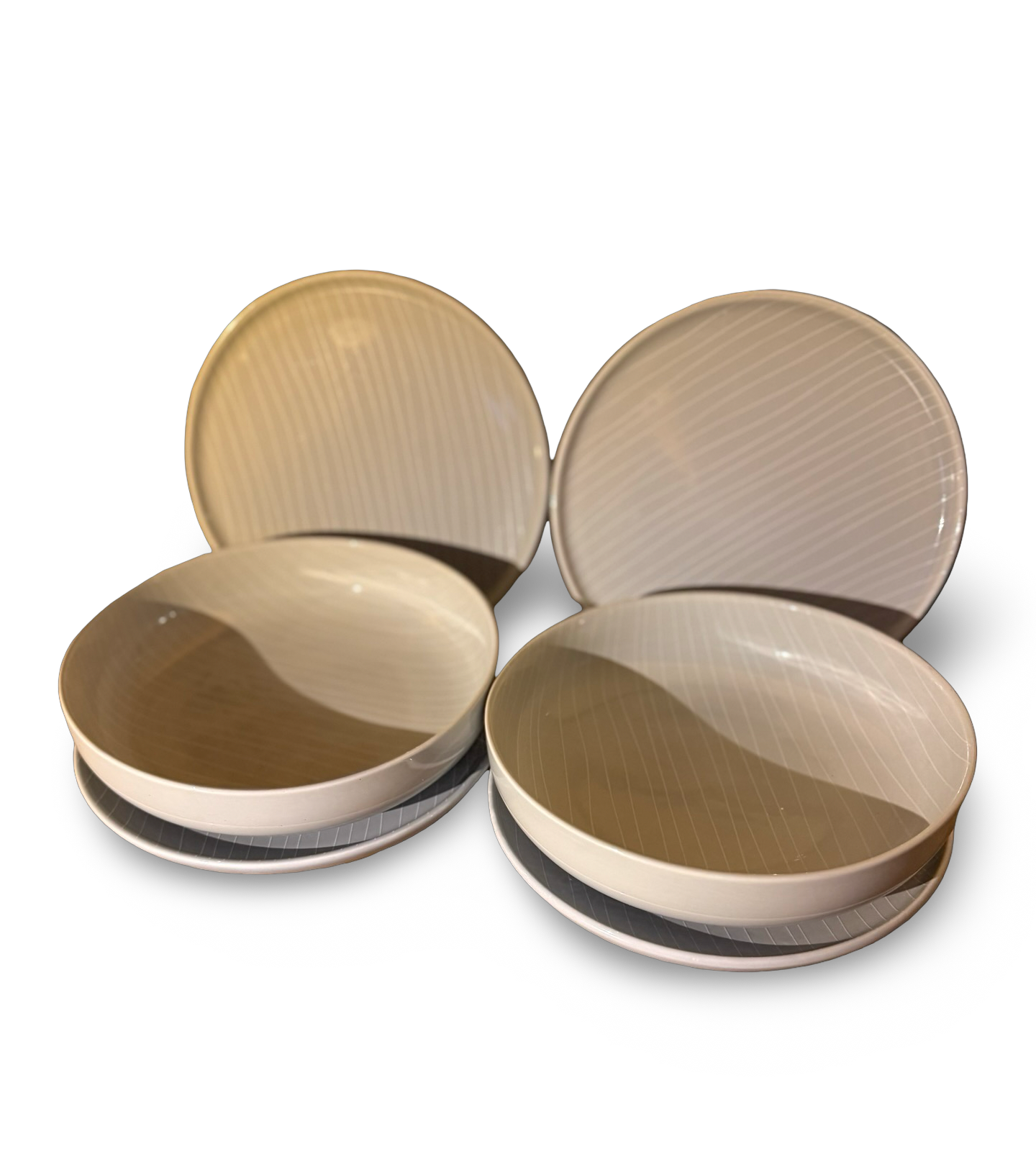 Assiette de Rêve – 6-teiliges Porzellan-Set Handgearbeitet