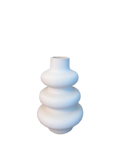 MAISONÉ |Elegancé– Beige Vase 21 cm |