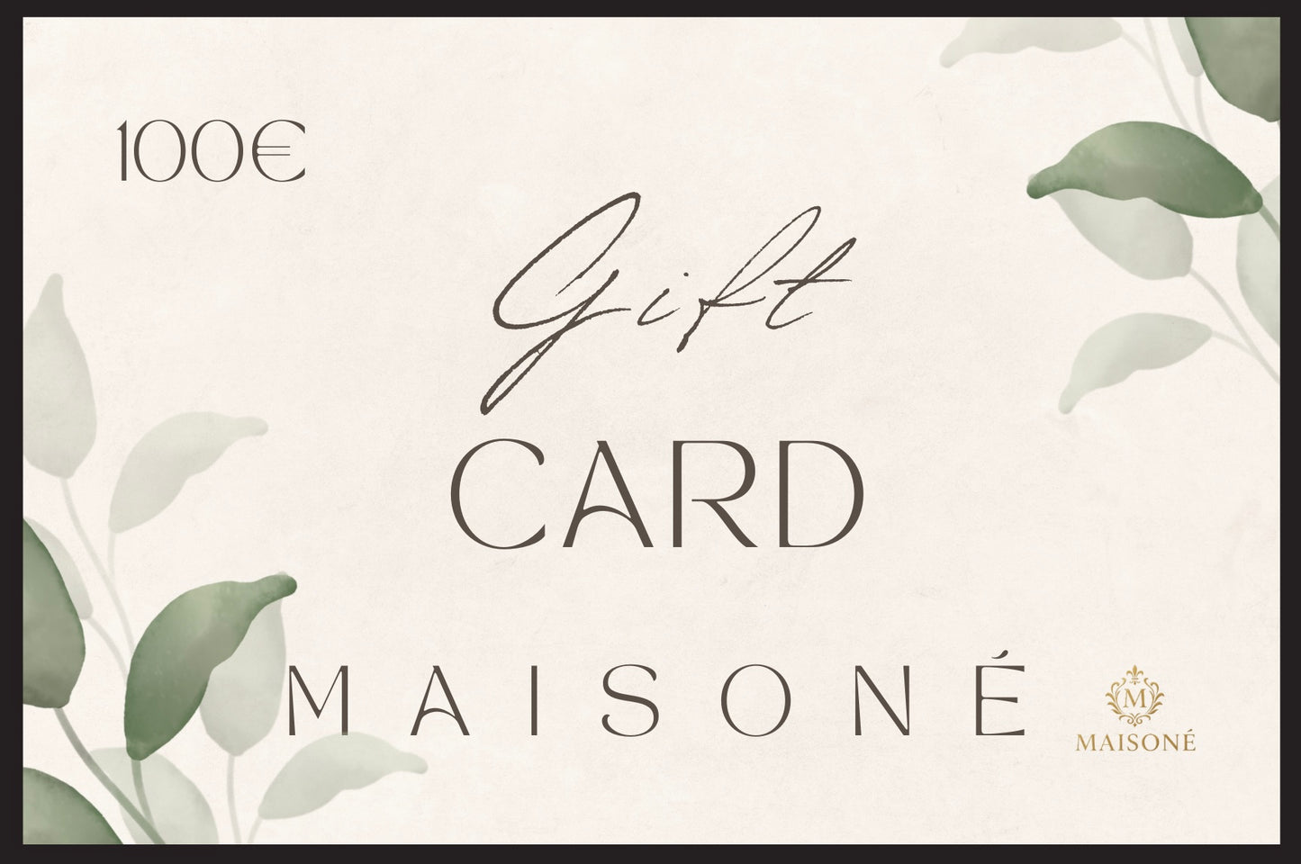 MAISONÉ Geschenkkarte