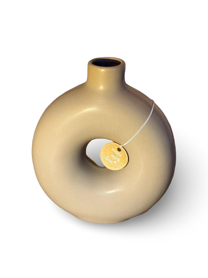 MAISONÉ | Lune Noire & Beige Vase